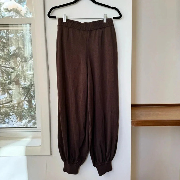 NWT Free People Nolan Sweater Set Matching Two Piece Pants Set Brown Small - Picture 11 of 15